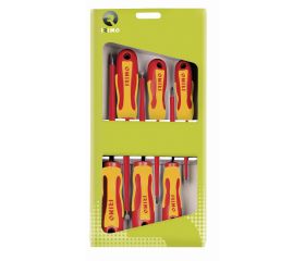 Juego de destornilladores ranurados y Phillips aislados, 6 piezas | 459V-6A-C